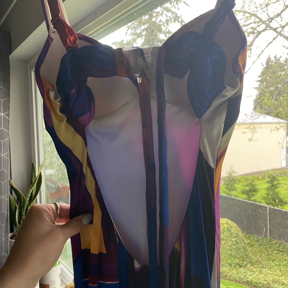 Cache Multicolored/Rainbow Dress Size 2 - Picture 8 of 9
